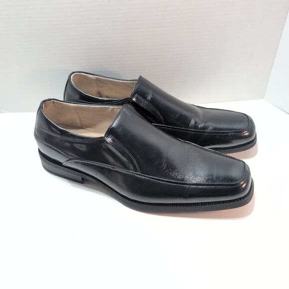 Florsheim Men's Leather Slip On Dress Shoes Black Size 14 3E - Picture 1 of 8